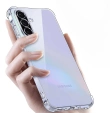 Carcasă pentru Samsung Galaxy A36, Erbord Dropproof, transparentă + Sticlă