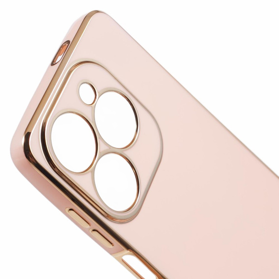 Husă pentru Infinix Hot 40i, Glamour CamShield, roz rose gold