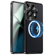 Carcasă de protecție pentru camera foto pentru OnePlus 11 5G, CamShield MagSafe, transparent / negru