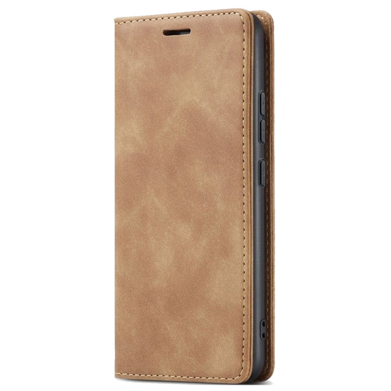 Husă pentru Samsung Galaxy A54, ERBORD Vintage, portofel cu clapetă, maro