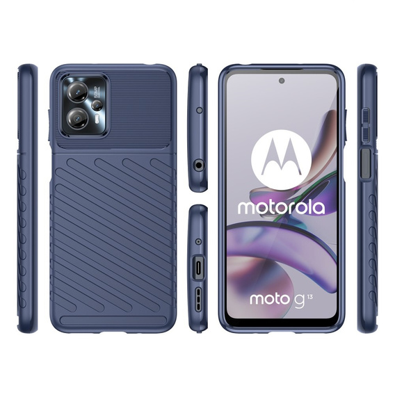 Huse pentru Motorola Moto G13 / G23, Thunder, albastru