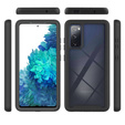 Carcasă pentru Samsung Galaxy S20 FE, Shockproof, cu folie, negru