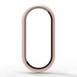 Carcasă 2in1 + sticlă călită pentru Xiaomi Smart Band 10 / 9 / 8, roz