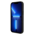 Karl Lagerfeld Huse pentru iPhone 14, Saffiano Karl's Head Patch, de argint