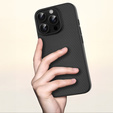 Husă pentru iPhone 16 Pro, Aramid Fiber Cover, negru