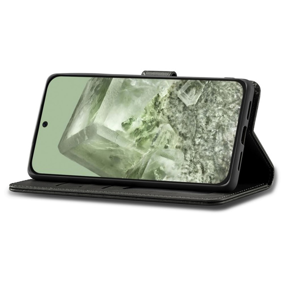 Cu clapetă pentru Google Pixel 8A, LC.IMEEKE, negru