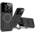 Husă blindată pentru Realme 12 Pro 5G / 12 Pro+ 5G, Magnetic Ring, negru