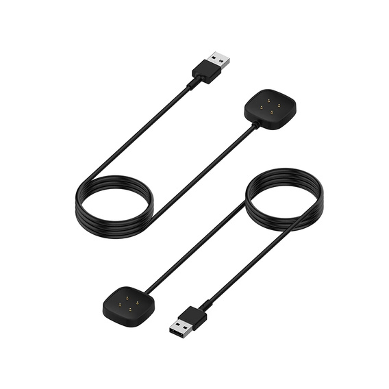 Kabel USB/ładowarka do Fitbit Versa 3 / Sense, Black