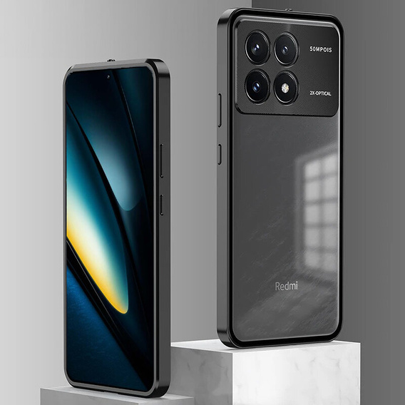Carcasă pentru Xiaomi Poco F6 Pro, Frame Case, negru