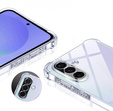 Carcasă pentru Samsung Galaxy A36, Erbord Dropproof, transparentă + Sticlă