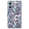Cu clapetă pentru Oppo A17, Light Spots Decor, violet