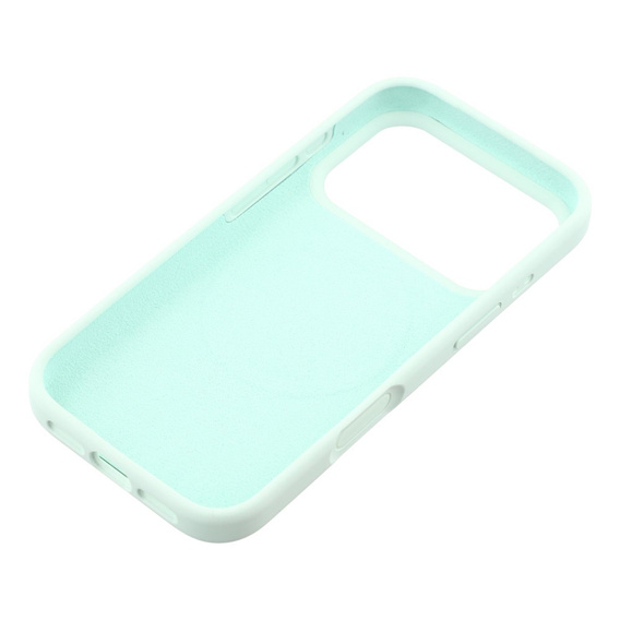 Manșon din silicon pentru iPhone 17 Pro, pentru MagSafe, antișoc, verde
