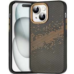 Husă pentru iPhone 15, Milky Way, de aur