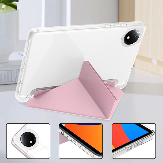Husă pentru Xiaomi Redmi Pad SE 8.7", Origami, roz rose gold