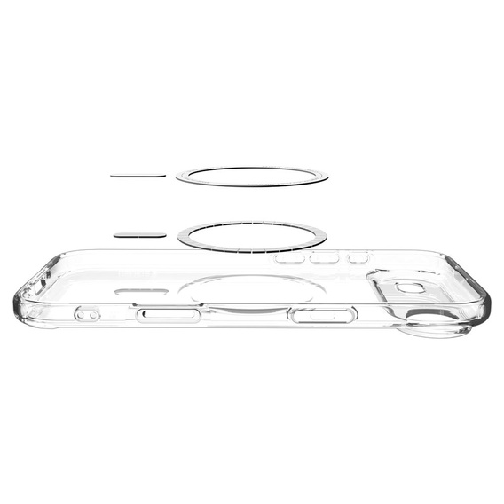 Carcasă Spigen Ultra Hybrid MagSafe pentru iPhone Air, Frost White