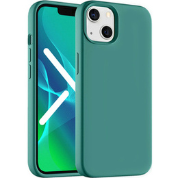Husa pentru iPhone 14 Plus, Silicone Lite, verde