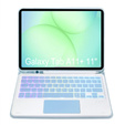 Husă cu tastatură Bluetooth iluminată și touchpad pentru Samsung Galaxy Tab A11+