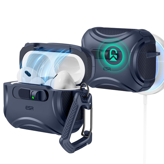 Husă ESR Cyber FlickLock MagSafe pentru căști Apple AirPods Pro 3