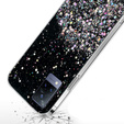 Huse pentru Vivo V21 5G, Glittery, negru