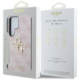 GUESS Huse pentru Samsung Galaxy S25 Ultra, 4G Big Metal Logo, roz