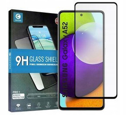 Mocolo Full Glue sticlă călită pentru Galaxy A52 / A52S, cadru negru