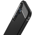 Carcasa Spigen pentru Samsung Galaxy A16 4G/ 5G, Rugged Armor MagSafe, negru + Tempered Glass 9H