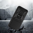 Husă blindată pentru Honor 400 5G, CamShield Slide, negru