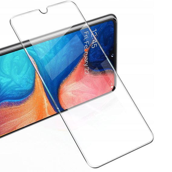 2x sticlă călită pentru Samsung Galaxy A20E, ERBORD 9H Hard Glass pe ecran