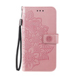 Cu clapetă pentru Oppo Reno5 Z / A94 / A95 5G, Mandala, roz rose gold