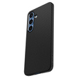 Carcasa Spigen pentru Samsung Galaxy S25+ Plus, Liquid Air, negru + 9H Tempered Glass