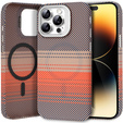 Carcasă pentru iPhone 14 Pro, cadru Kickstand, pentru MagSafe, Sunset Grey