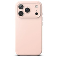 Carcasă Ringke pentru iPhone 17 Pro Max, Silicone Magnetic MagSafe, Pink Sand
