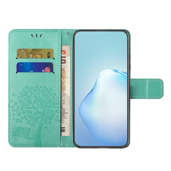 Cu clapetă pentru Motorola Moto G53 / G23 / G13, tree, verde