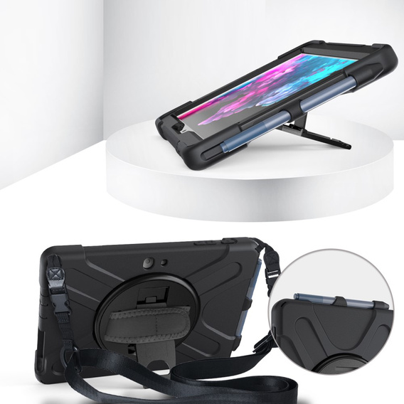 Husă protectoare în formă de X pentru Microsoft Surface Go/Go 2/Go 3/Go 4, negru