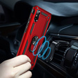 Husă blindată pentru Xiaomi Redmi Note 8 Pro, Nox Case Ring, roșu