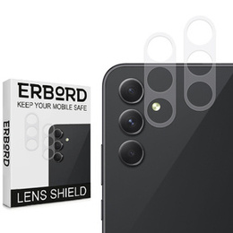 2x ERBORD sticlă călită ERBORD pentru camera pentru Samsung Galaxy A34 5G, transparentă