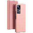 Huse pentru Xiaomi 12T / 12T Pro, Clear View, roz rose gold