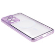 Carcasa Magnetic Dual Glass MagSafe pentru Samsung Galaxy S21 Ultra, violet