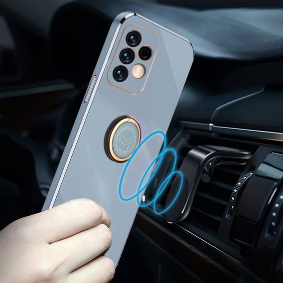 Huse pentru Samsung Galaxy A13 4G, Electro Ring, albastru