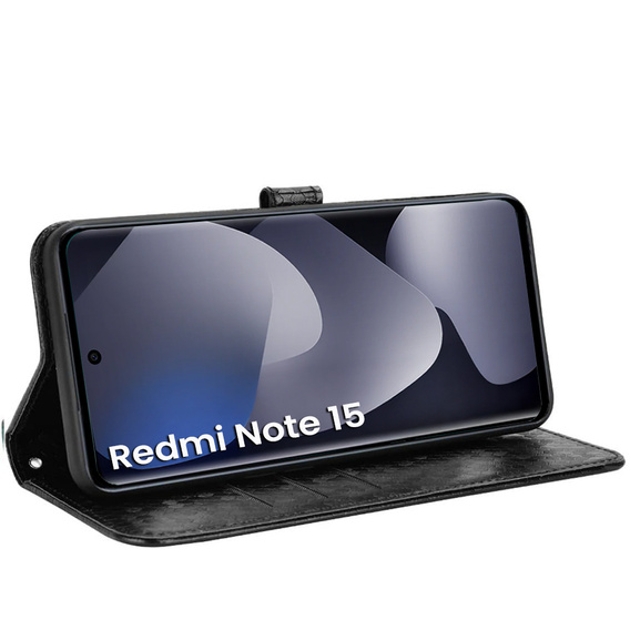 Husă tip portofel Rhombus pentru Xiaomi Redmi Note 15 5G