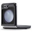 Husă pentru Samsung Galaxy Z Flip6 5G, CASEME Litchi Leather, negru