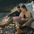 Husă blindată pentru Galaxy Tab A9+ Plus, Dexnor Full Body, roz