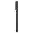 Carcasa Spigen pentru iPhone 16 Pro, Enzo Aramid MagSafe, negru carbon / argintiu + 9H Tempered Glass