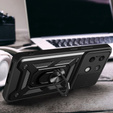 Husă blindată pentru Xiaomi Redmi Note 13 5G, CamShield Slide, negru