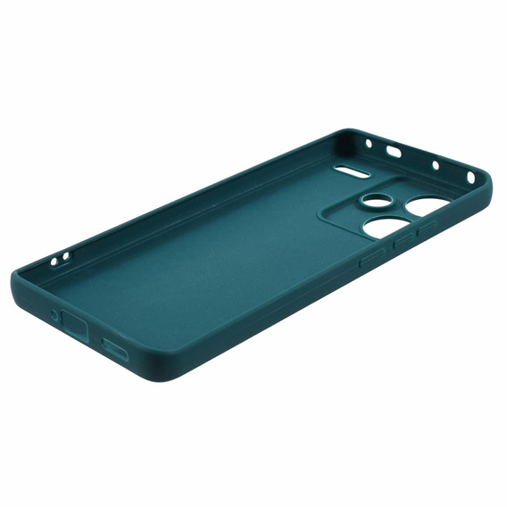 Husa pentru Xiaomi Redmi Note 13 Pro+, Silicone Lite, verde închis
