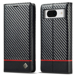 Carcasă cu clapetă pentru Google Pixel 8A, Carbon LC.IMEEKE, negru