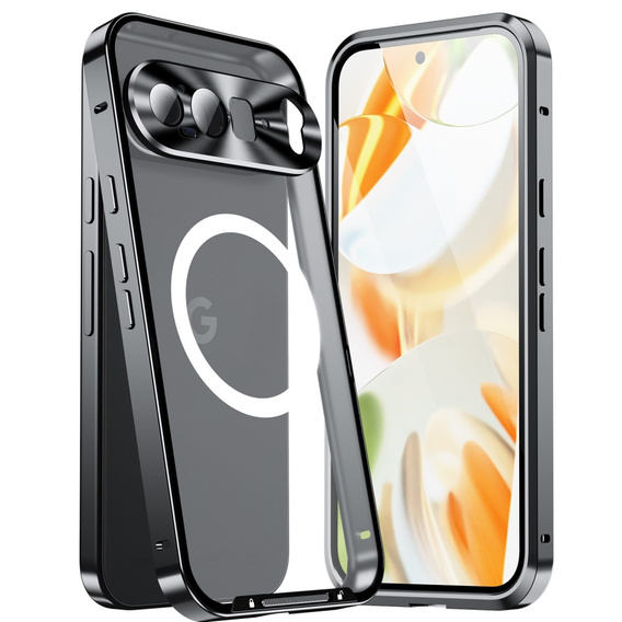 Carcasă de protecție pentru camera foto pentru Google Pixel 9 Pro XL, CamShield MagSafe, negru