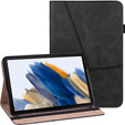 Husă pentru Samsung Galaxy Tab A9+, Classic, cu spațiu pentru stylus, negru