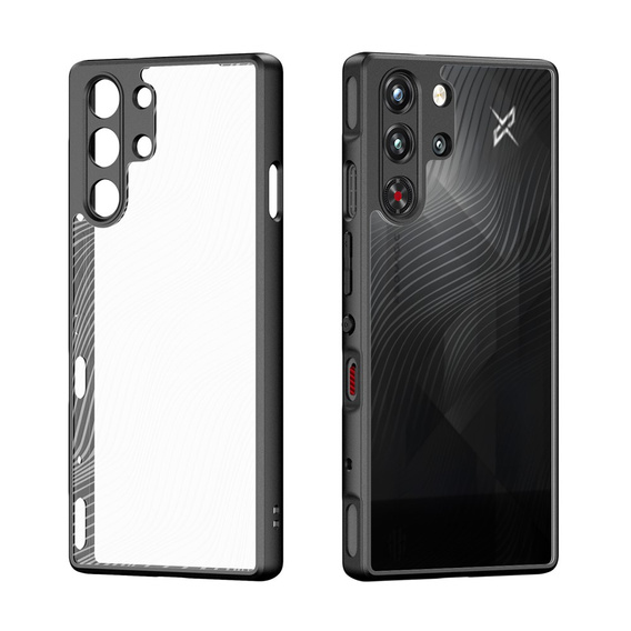 Husa DuxDucis pentru ZTE nubia Red Magic 10 Pro / 10 Pro+ 5G, Aimo case, transparent / negru