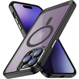 Husă pentru iPhone 15 Pro Max, ERBORD Impact Guard, MagSafe, negru